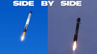 Falcon 9 Landing Side By Side Comparison - Roblox Studio