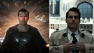 Tom Cruise as Black Superman in Justice League Snyder Cut