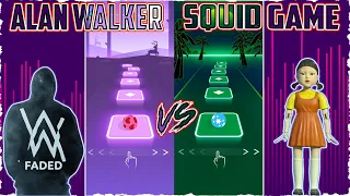 Alan Walker Faded vs Squid Game Theme Song - Tiles Hop EDM Rush