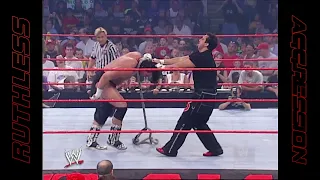 Tommy Dreamer vs. Bradshaw - Hardcore Championship | WWE RAW (2002)
