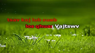 Ib puas tsav yam qhuas VAJTSWV karaoke ( nkauj qhaus VT )