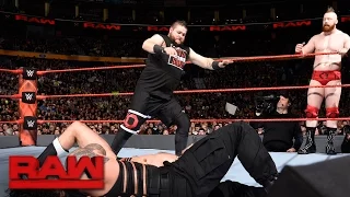 Roman Reigns & Kevin Owens vs. Cesaro & Sheamus: Raw, Nov. 14, 2016