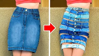 Maneras geniales de mejorar tus jeans y otra ropa 👗