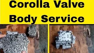 Toyota Corolla U340e Valve Body Service, Location of Solenoids & Check balls @autogeartech9436