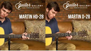 Martin D-28 vs Martin HD-28