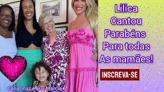 Lilica filha de Lore Improta e Léo Santana cantou parabéns para todas as mamães!