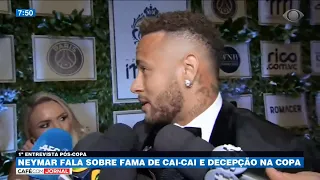 Neymar fala sobre fama de cai-cai e decepção na Copa