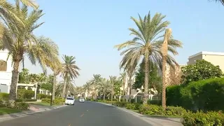 Dubai: Driving around Emirates Hills, Most expensive villas.