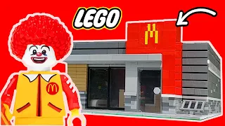 Fully detailed LEGO McDonalds
