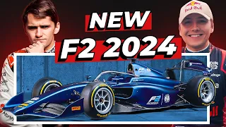 NEW F2 2024 RACE CAR!