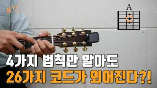 [꿀팁] 기타코드 빠르게 외우는 4가지 방법