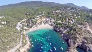 Beautiful Cala Vadella Beach at Ibiza