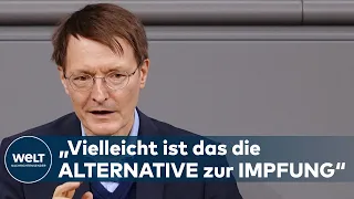 BUNDESTAG: Lauterbach sorgt für Verwirrung –"Vielleicht brauchen wir die Impfpflicht gar nicht mehr"