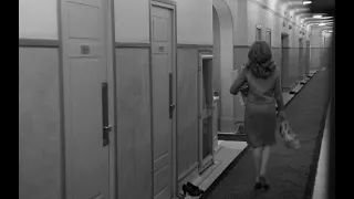 The Soft Skin (1964) by François Truffaut, Clip: Pierre watches Nicole walking down the corridor