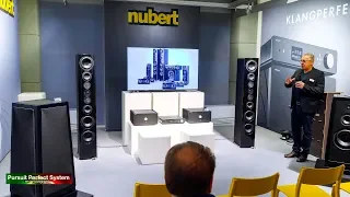 Nubert nuVero 170 HiFi Speakers nuPower A nuControl 2 @ Munich High End 2019