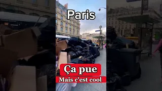 Grève des éboueurs à Paris montagnes de poubelles...😳