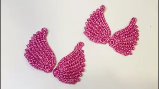 Crochet Angel Wings | Tunisian Crochet | Crochet Wings Tutorial