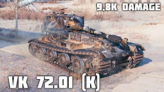 VK 72.01 (K) WoT – 3Kills, 9,8K Damage