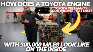 How Does a Toyota Engine with 300,000 Miles Look Like On The Inside?