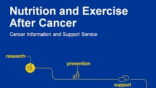 Webinar - Nutrition and Exercise After Cancer