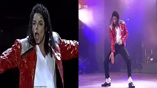 Michael Jackson Beat It Auckland 1996 vs Munich 1997