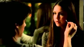 3x06 Damon & Elena first aid Vampire Diaries Smells Like Teen Spirit