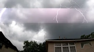 ⛈⚡⛈ Intense Lightning Strikes & Thunder ⛈⚡⛈ - Houston, TX - 8/18/2021