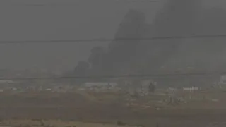 Large explosion and smoke seen at Gaza skyline