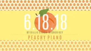 6.18.18 - Billie Eilish | Piano Backing Track (Higher Key)