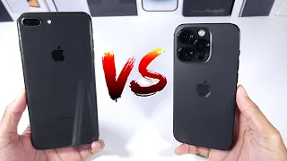 iPhone 8 Plus VS iPhone 14 Pro! (Cameras, Speed Test, Display & Speakers)