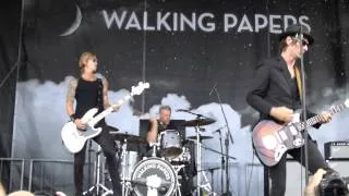 Walking Papers - "Whole World's Watching" Uproar Festival 2013 Live, Bristow Va. 8/16/13, Song #1