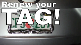 Vehicle/Car Tag Registration Renewal-License Plate Tag--How to  🚘
