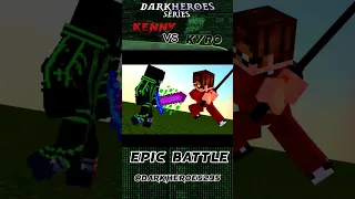 kyro vs kenny🤯 epic battle darkheroes- ep-5 #shortsfeed #darkheroes #minecraft #shorts #trending