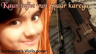 'Kaun tujhe yun pyaar karega' ||Ms Dhoni-The untold story|| Violin cover by Suranjana      #violin