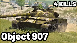 Object 907 | 8.8K DAMAGE | 4 KILLS | WOT Blitz Pro Replays