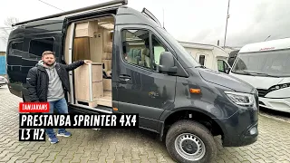 Prestavba offroad Sprinter 4x4 L3 H2| Obytné autá | Tanjavans