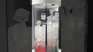 Making Cotton Candy Boba Split Cup Drink