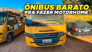 CAMINHÃO E ÔNIBUS BARATO NO LEILÃO *para fazer motorhome*