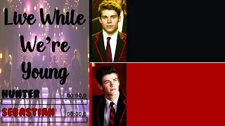 Glee - Live While We're Young | Line Distribution + Lyrics