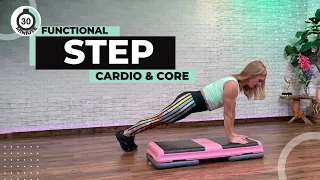 30 Minute Functional Core Strength Step Workout