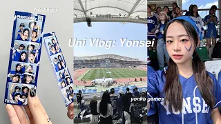 Uni Vlog ☁️ | Yonsei uic, yonko games, freshman dorm life, going to classes