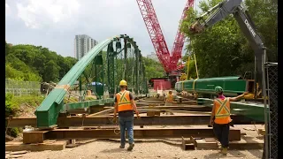 Work continues on Blackfriars bridge