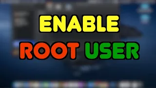 How to Enable root user on macOS Catalina