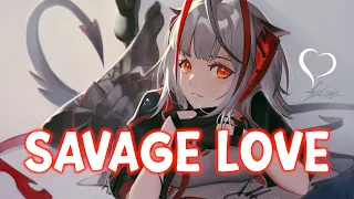 『Nightcore』 Savage Love - Jason Derulo ♡ (Lyrics)