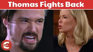 Bold and the Beautiful Spoilers: Thomas Unravels at Brooke's Dirty Play - Swings Back Harder