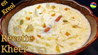 Recette Kheer Mauricien (en Kreol 🇲🇺) | Special Navratri