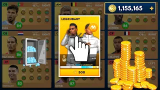 Spending Unlimited coin on Scout to Buy Every Legendary player in DLS 24