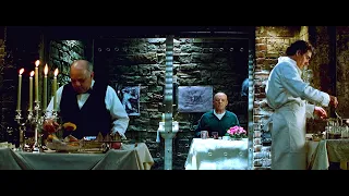 Red Dragon (2002) - Prison Cell Meal Table Service scene