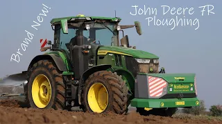 Brand New John Deere 7R ploughing 2022