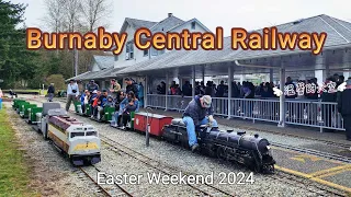 Burnaby Central Railway Miniature Trains 本拿比迷你蒸氣小火車【4 K Video】